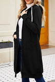 Sweatshirt cardigan Long with Hood