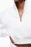 Spring sweatshirt with Zipper