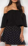 Strapless blouse