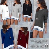 Long Sleeve Blouse (Fine Knitted)