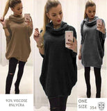 Long-sleeved blouse in a comfortable line (thin knitted)