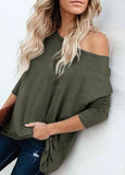 Long-sleeved cotton blouse