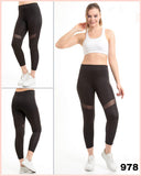 Leggings Long Waist with Transparency