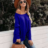 Long-sleeved blouse in a comfortable line (Fine knit)