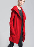 Cardigan With double zipper and hood