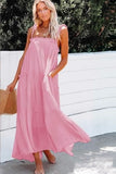 Strapless Long Dress with Strap