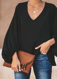 Loose Blouse With Ve