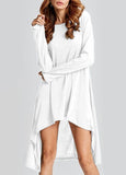 Asymmetrical Long Sleeve Dress (Fine Knitted)