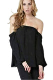 Strapless blouse