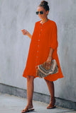 SHIRT DRESS WITH MAU collar