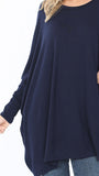 Blouse in a comfortable line Long sleeves